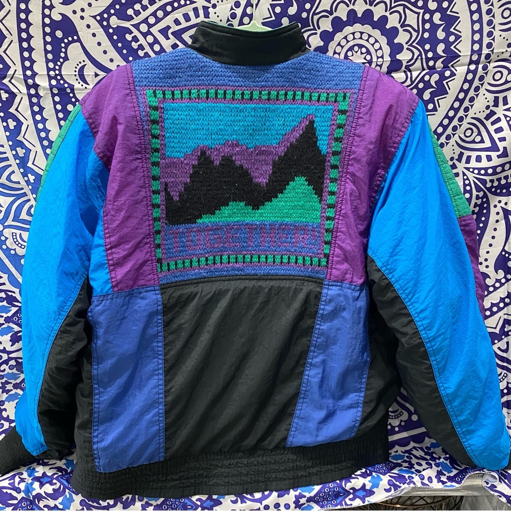 Retro Ski Patchwork Jacket - image 4